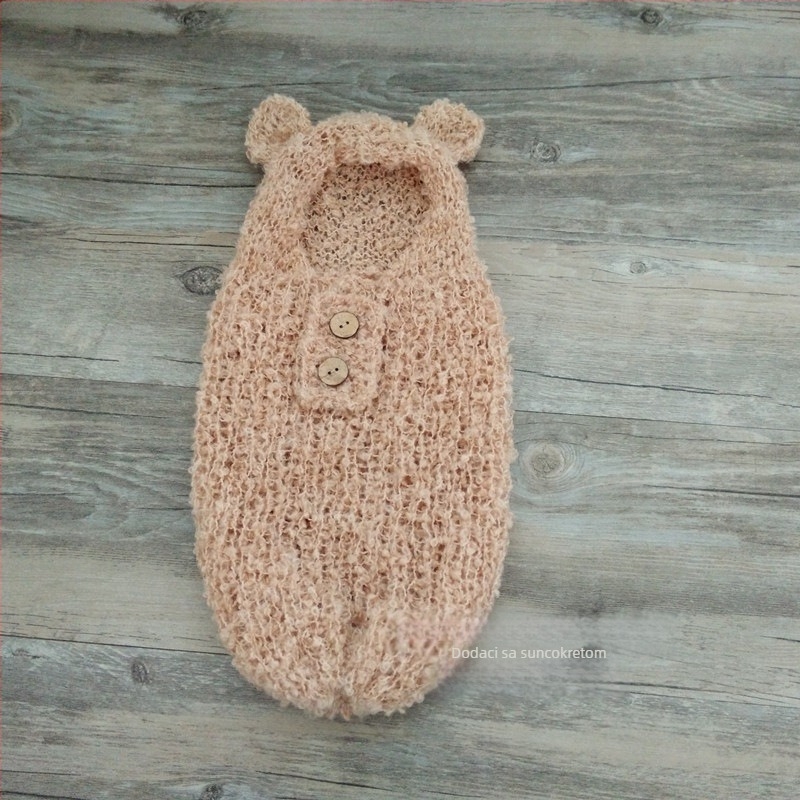 Dječji vrećasti spavač za bebe u kokonskom stilu, punilo od baršuna pamuka, miješana tkanina, perivo (za bebe 0–1 godina)