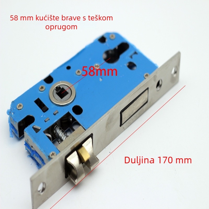 Tijelo brave za aluminijski legura split mehanizam, željezno kućište, 0,29 kg, moderni minimalistički stil, pogodno za različita vrata