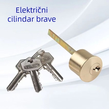 Kelian elektronički cilindar za vrata – ekscentrični cilindar, bakreno tijelo, moderni minimalistički stil