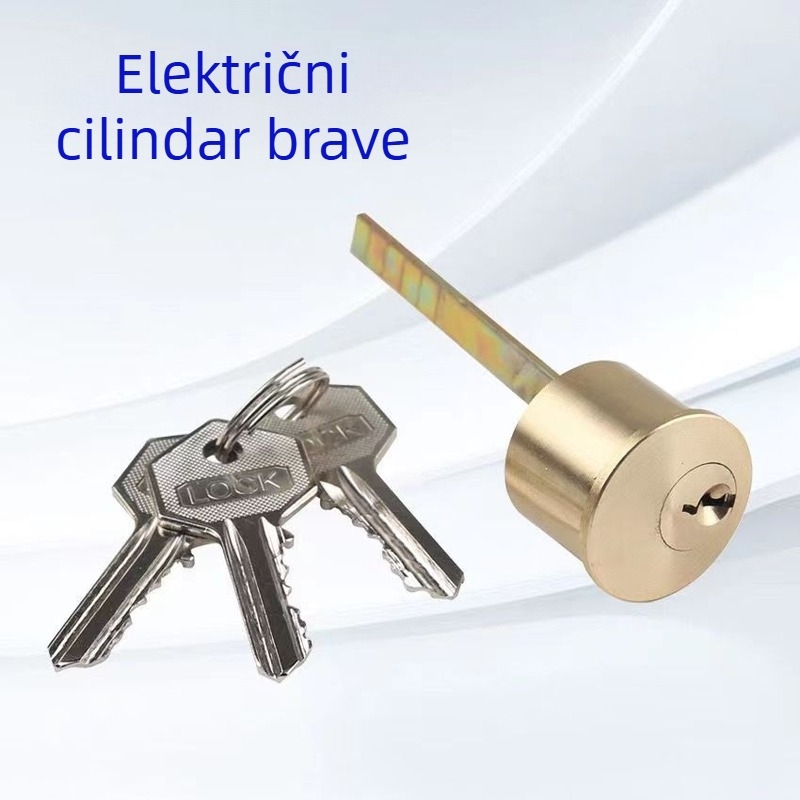 Kelian elektronički cilindar za vrata – ekscentrični cilindar, bakreno tijelo, moderni minimalistički stil