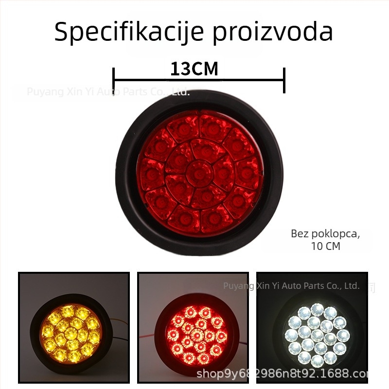 LED stražnja lampica za kamione Yl-239, univerzalni tip, 12-24V, 5W, 5000 lm