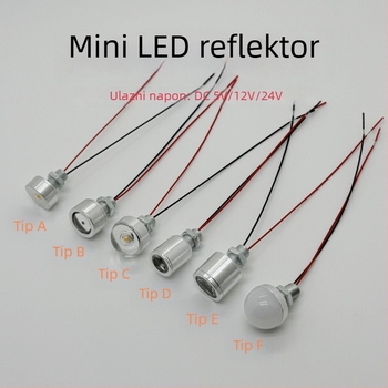 HT-104 LED stražnje svjetlo, 12V, 1W, aluminijsko kućište
