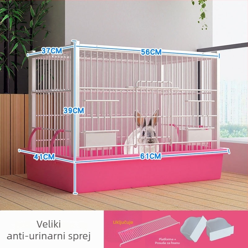 Kavez za zečeve – žičana konstrukcija, gnijezdo za kućne ljubimce, nije uvezeno
