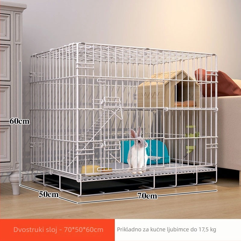 Kavez za zečeve – žičana konstrukcija, gnijezdo za kućne ljubimce, nije uvezeno