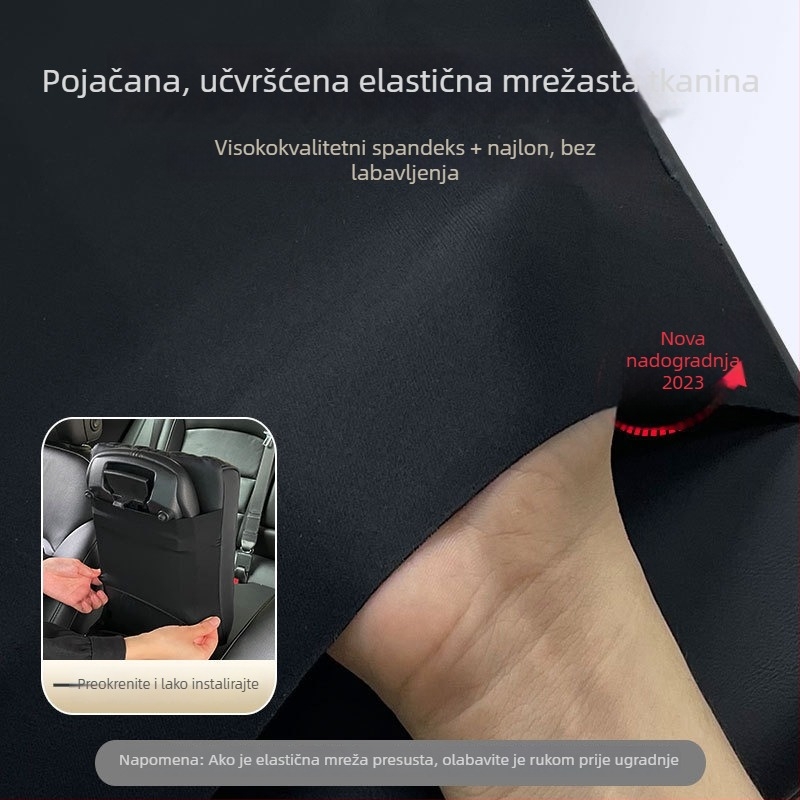 Podložak za podizanje središnjeg naslona za ruke u automobilu, kožna navlaka, Bakishi, kompatibilan s preklopnim središnjim naslonom