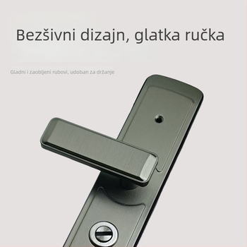 Drška za zaključavanje od nehrđajućeg čelika s panelom, model 901-03, elektroplatiranje, lagani luksuz, za spavaću sobu, dnevni boravak i trgovinu