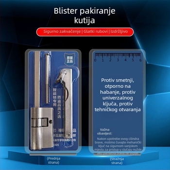 Cilindar brave – bakar i nehrđajući čelik, marka Yixin, moderni minimalistički stil, blister pakiranje