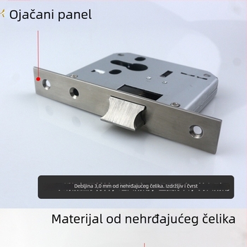 Boming BMB-01 55ZL-B mortise brava – nerđajući čelik za drvena i metalna vrata