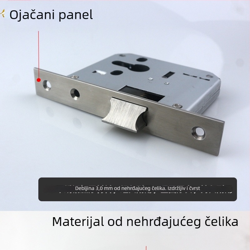 Boming BMB-01 55ZL-B mortise brava – nerđajući čelik za drvena i metalna vrata