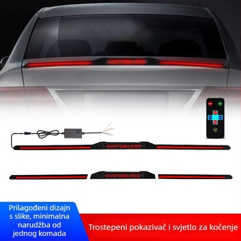Automobilske stražnje svjetlo – trosekcijsko stražnje krilo LED, 12V