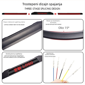 Automobilske stražnje svjetlo – trosekcijsko stražnje krilo LED, 12V