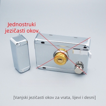 Korpus jezika brave za vanjska vrata – Željezo, Model Wz001-tongue shell, Vanjska brava, Moderan stil