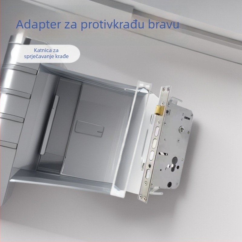 Bočna traka kućišta brave s adapterom za vodilicu 24–30 – nehrđajući čelik, kućna upotreba, moderni minimalistički dizajn