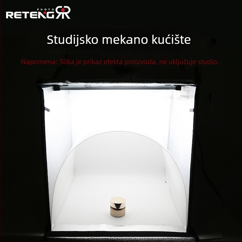 Pozadina ploča za studijsko fotografiranje sa zasjenjivanjem i papirom za mekano svjetlo — RETENG, težina 0,5 kg, podržava raspored u jednom komadu, jamstvo trgovine