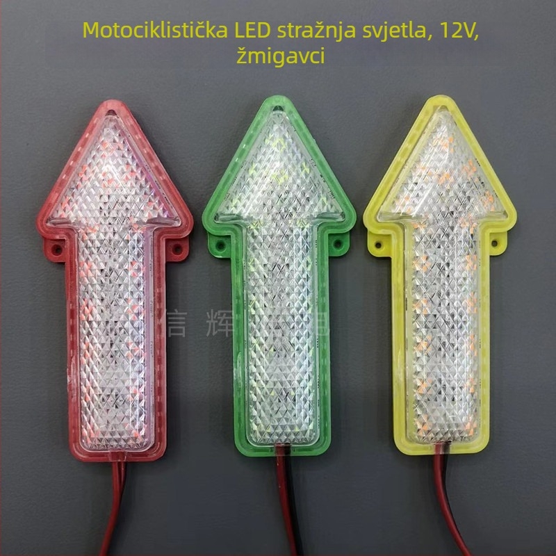 Motocikl LED pokazivač smjera, strelica, 12V, 5W, 4300K, opća kompatibilnost