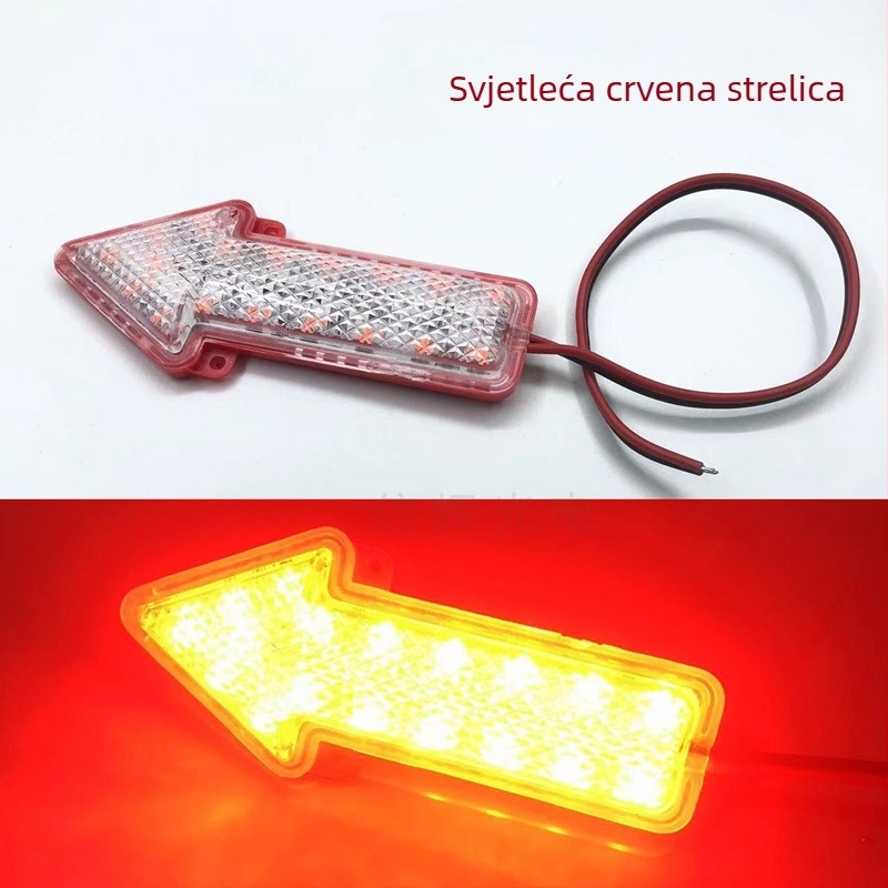 Motocikl LED pokazivač smjera, strelica, 12V, 5W, 4300K, opća kompatibilnost