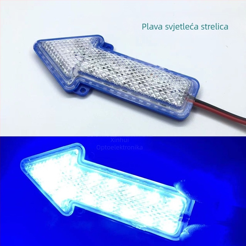 Motocikl LED pokazivač smjera, strelica, 12V, 5W, 4300K, opća kompatibilnost