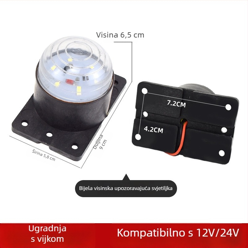 LED svjetlo za četiri kuta za kamion i kombi, 24V, model SGD-24, 3W, visoka jačina svjetla