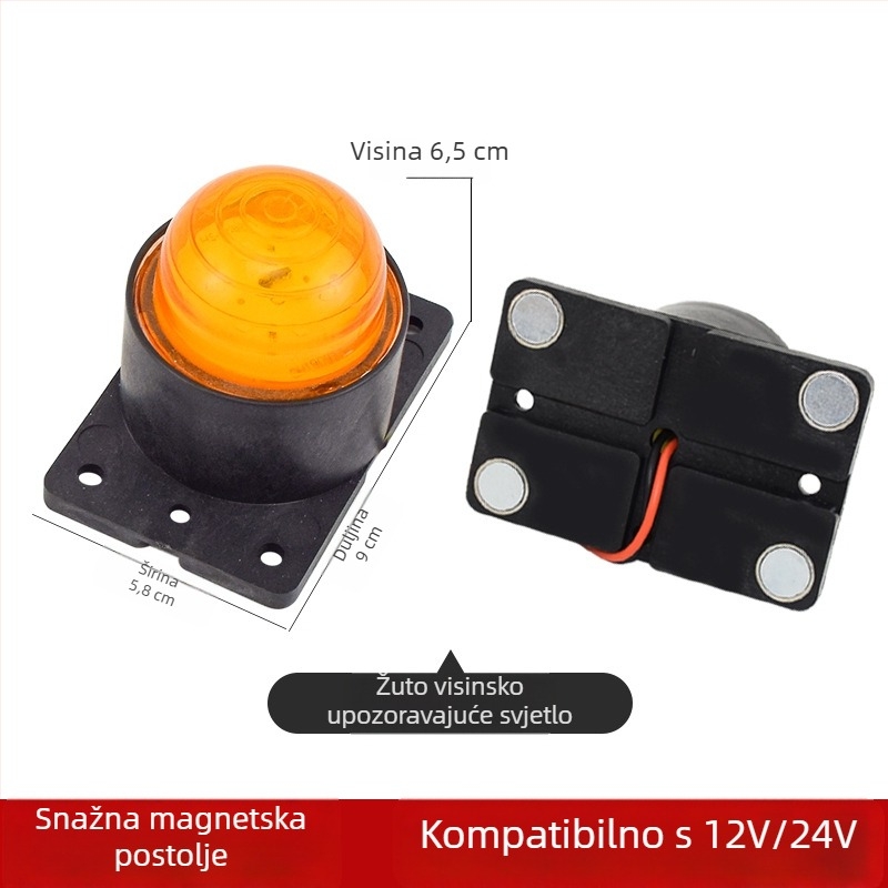 LED svjetlo za četiri kuta za kamion i kombi, 24V, model SGD-24, 3W, visoka jačina svjetla