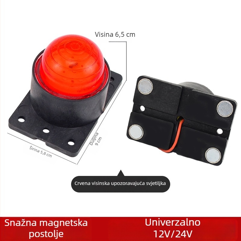 LED svjetlo za četiri kuta za kamion i kombi, 24V, model SGD-24, 3W, visoka jačina svjetla
