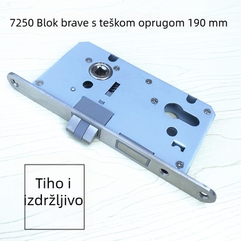 Tijelo brave za vrata - Model 7250, Nehrđajući čelik, 0,4 kg, Moderni minimalistički stil