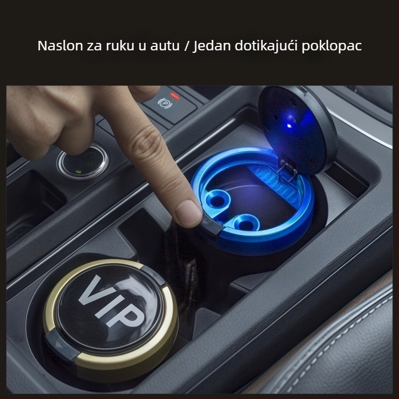 Automobilski pepeljak, plastična konstrukcija, model 042, marka Bosheng, težina 118 g, proces proizvodnje: topljenje