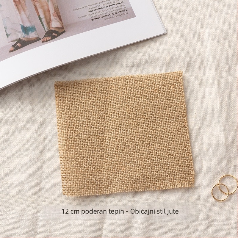 Ukras za fotografiju proizvoda — Burlap materijal, Brend Light, Shadow and Stars