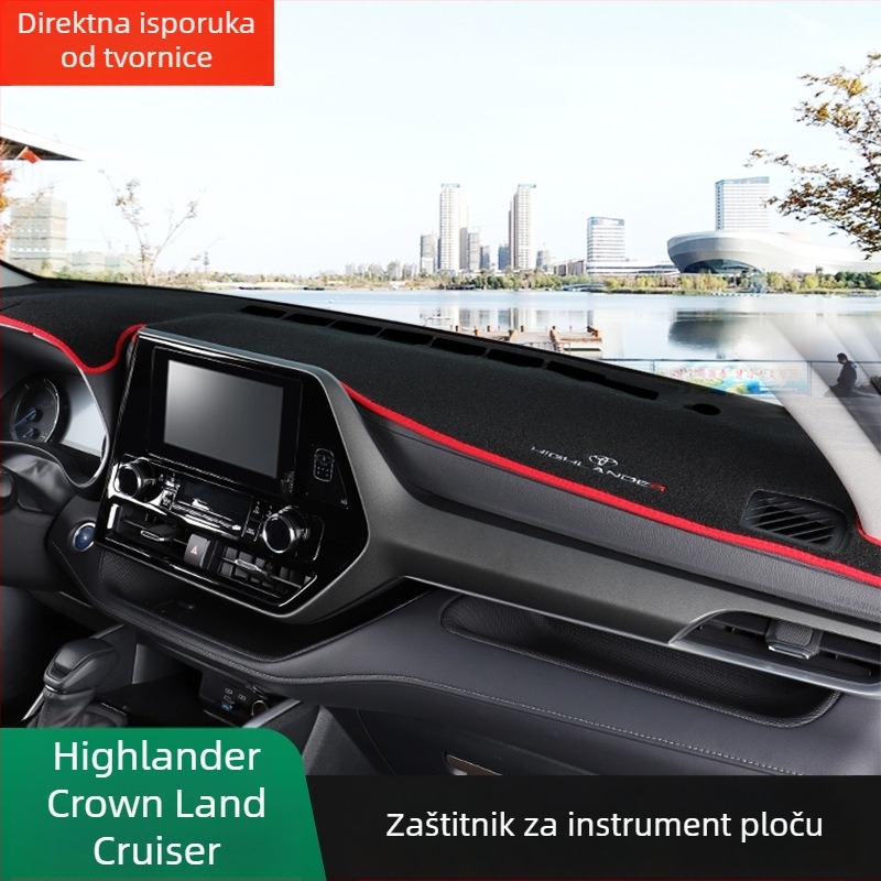Silikonske podloške za ploču instrumenta i središnju konzolu, kompatibilne sa 24 Highlander modela; bez prilagođavanja; bez logotipa; bez licenci.
