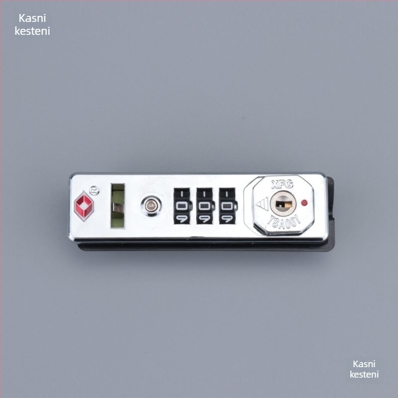 Brava s lozinkom za prtljagu — bočna brava za kovčeg (Kategorija: dodaci za prtljagu; Vrsta brave: lozinka; Položaj: bočni)