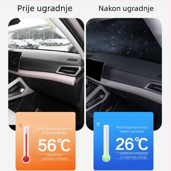 Konzolna i ploča za Galaxy Star 8, zaštita od sunca i unutarnja podloga, otisak logotipa, modifikacije dodataka, kompatibilno s 25 modela