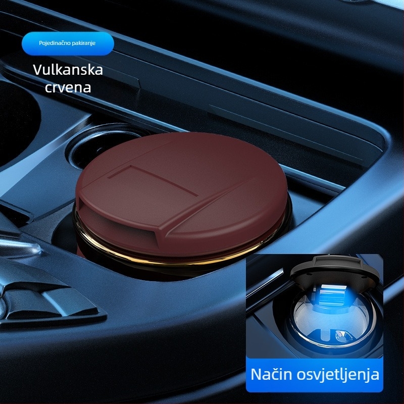 Keramički pepeljara za auto s poklopcem | Model 028, biomimetski proizvodni proces, dvostruka upotreba za dom i auto — Zhenshangle