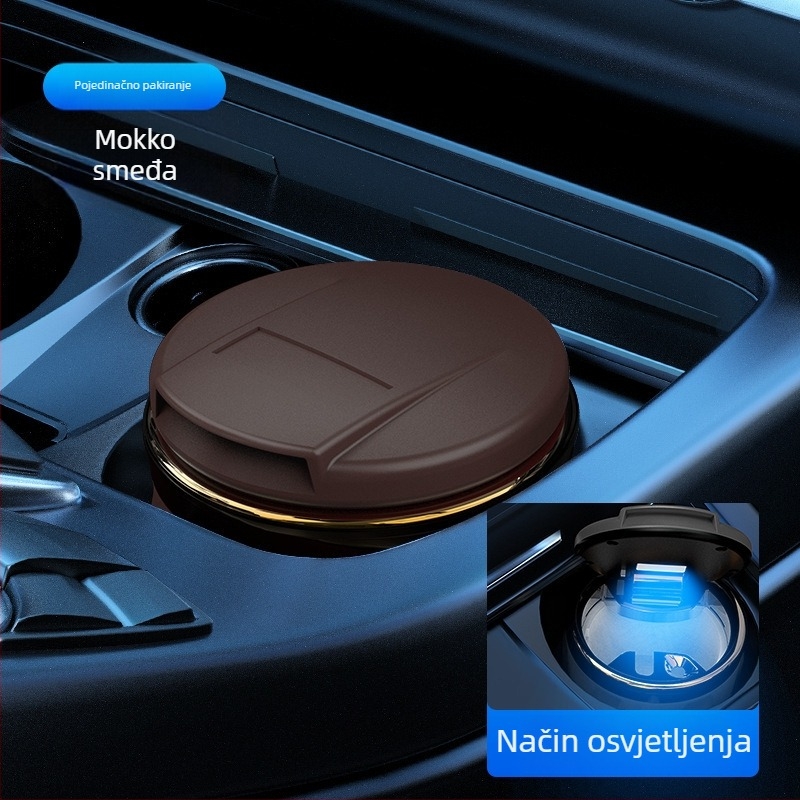 Keramički pepeljara za auto s poklopcem | Model 028, biomimetski proizvodni proces, dvostruka upotreba za dom i auto — Zhenshangle