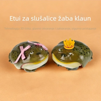 Etui za slušalice Ugly Frog, tvrdi kućište, ručna izrada, za Apple