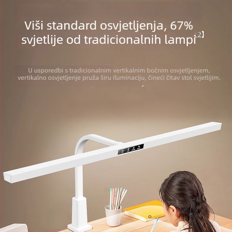 Clip-on stolna lampica s inteligentnim upravljanjem, dodirnim prekidačem, CRI ≥95, niska napetost ≤36V