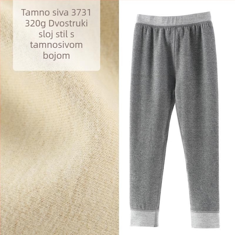 Derong djevojčice pamukne termo hlače s fleece podstavom, 3–8 godina, jesen-zima