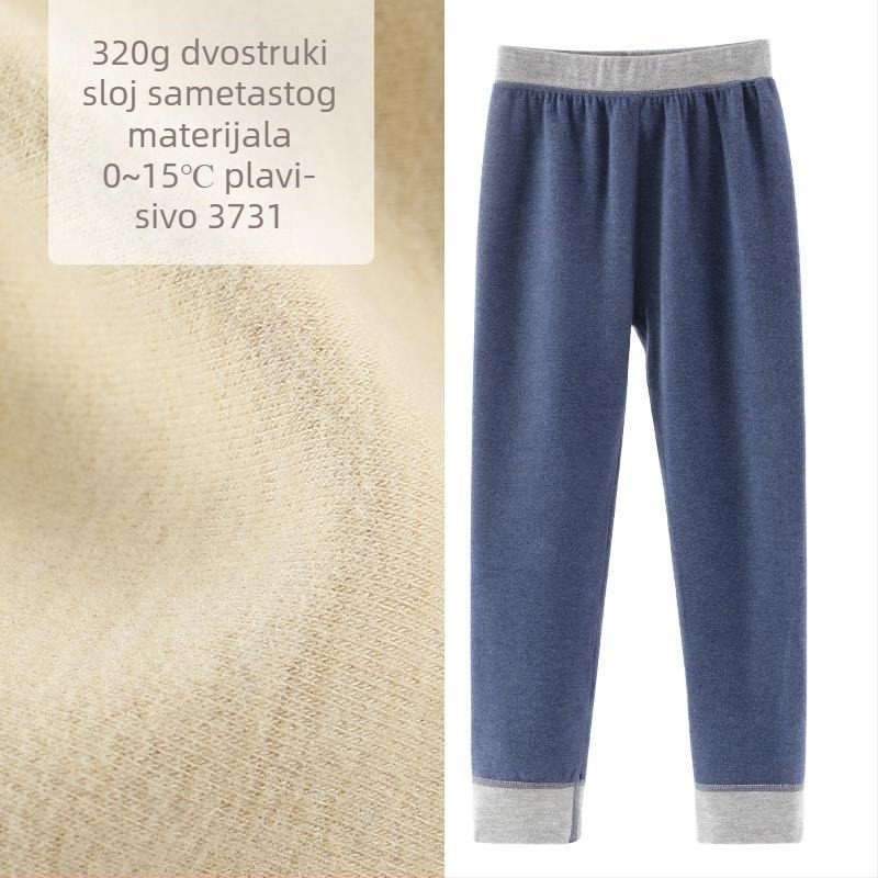 Derong djevojčice pamukne termo hlače s fleece podstavom, 3–8 godina, jesen-zima