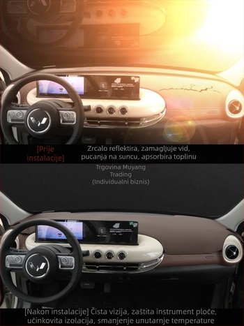 Mata ploče od mikrovlaknaste kože za unutrašnjost automobila