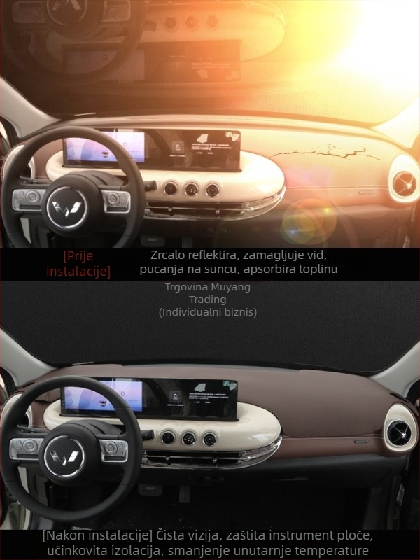 Mata ploče od mikrovlaknaste kože za unutrašnjost automobila