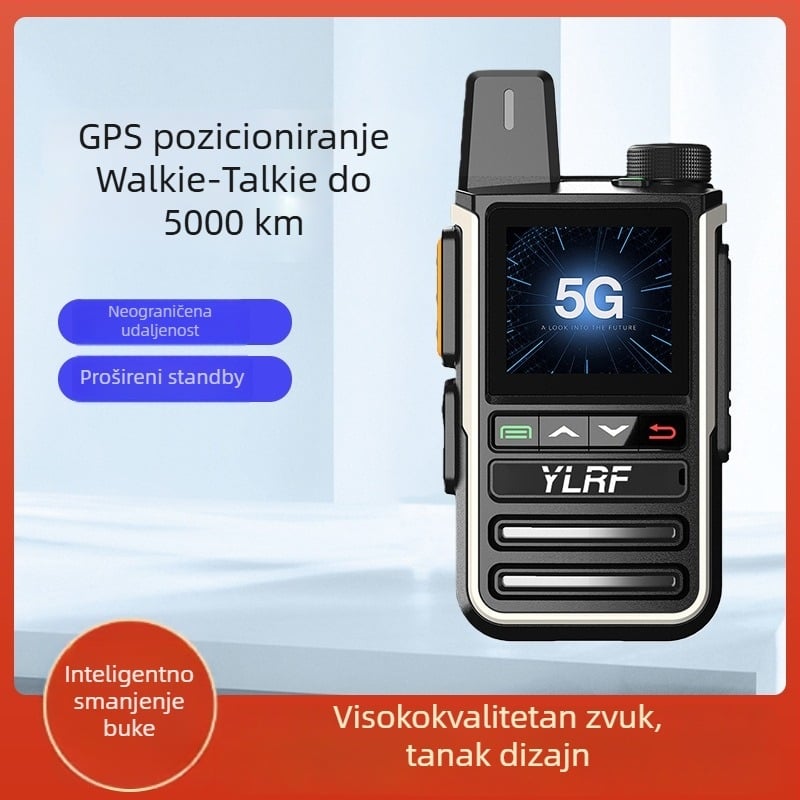 Nacionalni ručni interkom sustav za vanjsku upotrebu, 10 jedinica, domet >50 km, baterija 8800 mAh, mreža 5G/4G/3G/2G