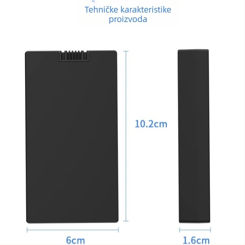 Pametna brava za vrata s otiskom prsta, univerzalna kompatibilnost, 7.4V, 4200mAh, napajanje 5V2A