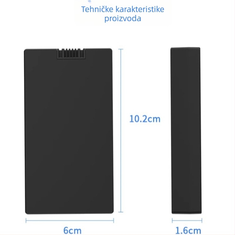 Pametna brava za vrata s otiskom prsta, univerzalna kompatibilnost, 7.4V, 4200mAh, napajanje 5V2A