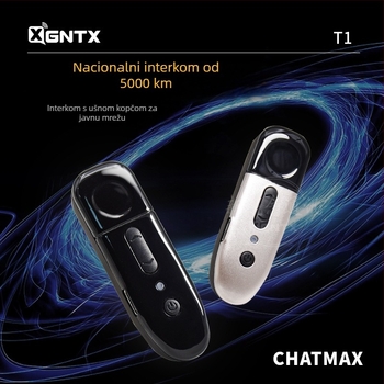 ChatMax ušni privjesak 4G walkie-talkie, 5W, domet >50 km, baterija 500mAh, autonomija 8h