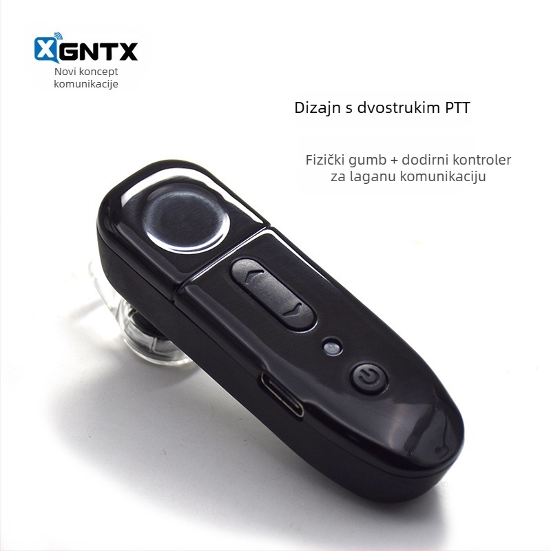 ChatMax ušni privjesak 4G walkie-talkie, 5W, domet >50 km, baterija 500mAh, autonomija 8h