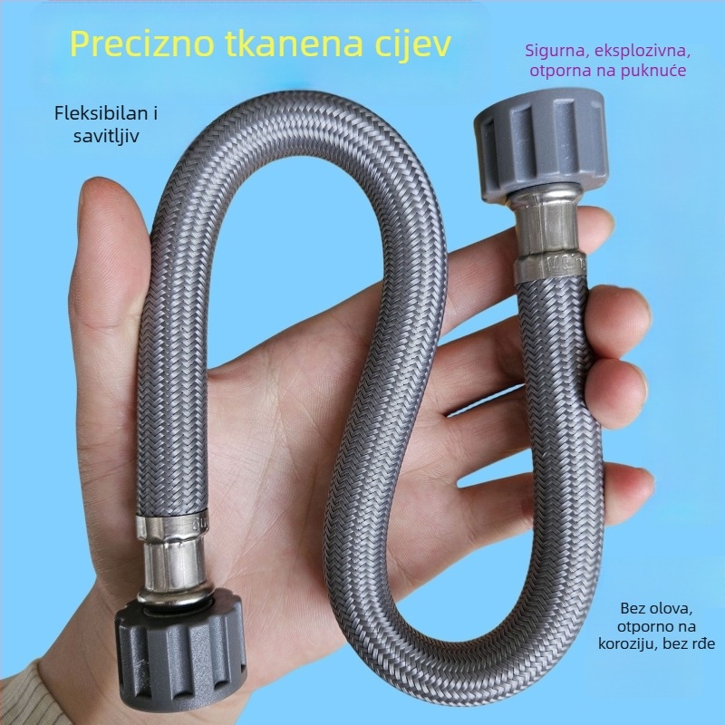 Marka za dovod vode za WC i cijev ulaza/izlaza bojlera, topla i hladna voda, visoka temperatura otporna na toplinu, otporna na eksplozije, PE materijal, Model 1
