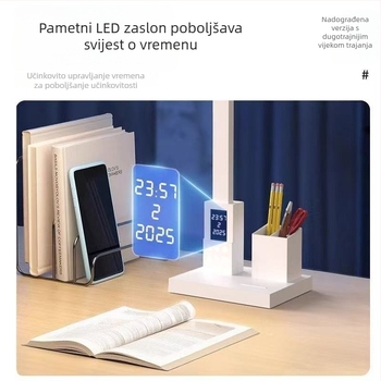 Lampa za učenje s zaštitom vida – dodirna kontrola, ugrađena litijska baterija, 7W, CRI 80–89, napon ≤36V