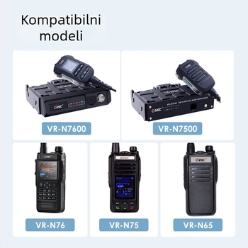 Bežični Bluetooth ručni mikrofon s ekranom za VR-N7600/N7500/N76/N75 — domet 3–5 km, bez baterije, otpornost na padove.