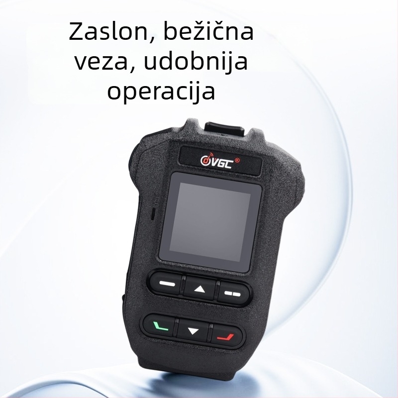 Bežični Bluetooth ručni mikrofon s ekranom za VR-N7600/N7500/N76/N75 — domet 3–5 km, bez baterije, otpornost na padove.