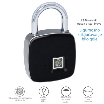 L2 Bluetooth brava s otiskom prsta – pametna brava, upravljanje putem mobitela, model L2