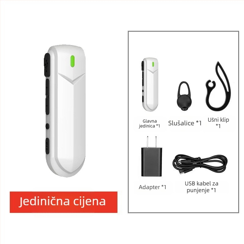 Bluetooth bežični mini walkie-talkie, jednocrtno spajanje frekvencija, 16 kanala, domet do 3 km, Li-ion baterija 1200 mAh, otporno na eksplozije