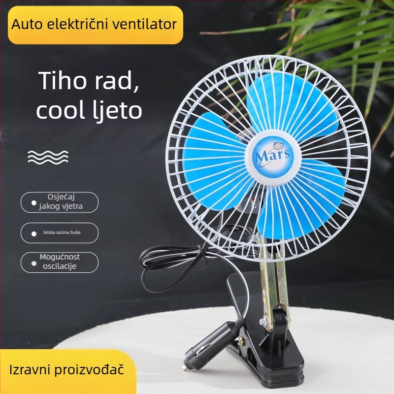 Mars automobilni ventilator, plastični, 20W, poluzatvoren model